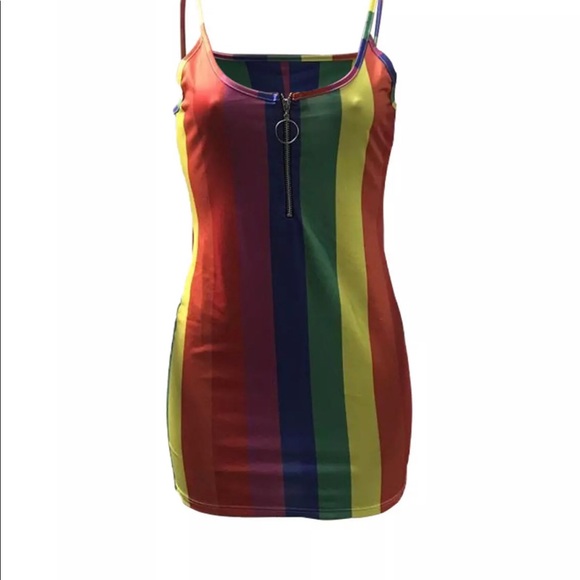 Rainbow color dress - Picture 4 of 5